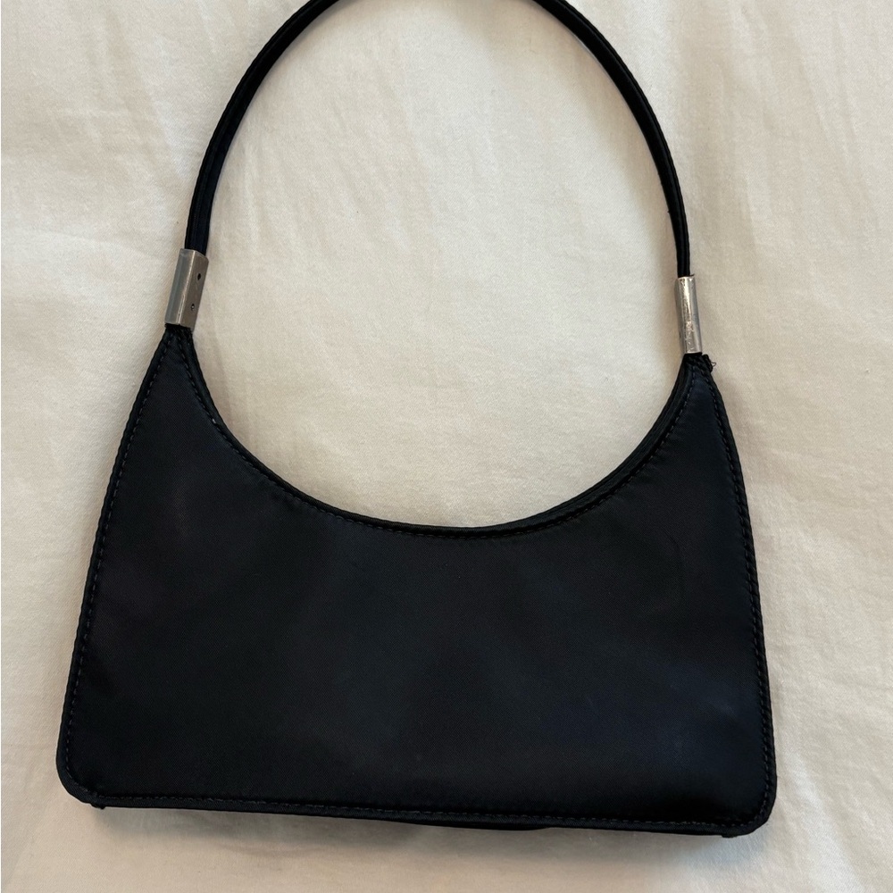 Mango Elegant Black Shoulder Bag